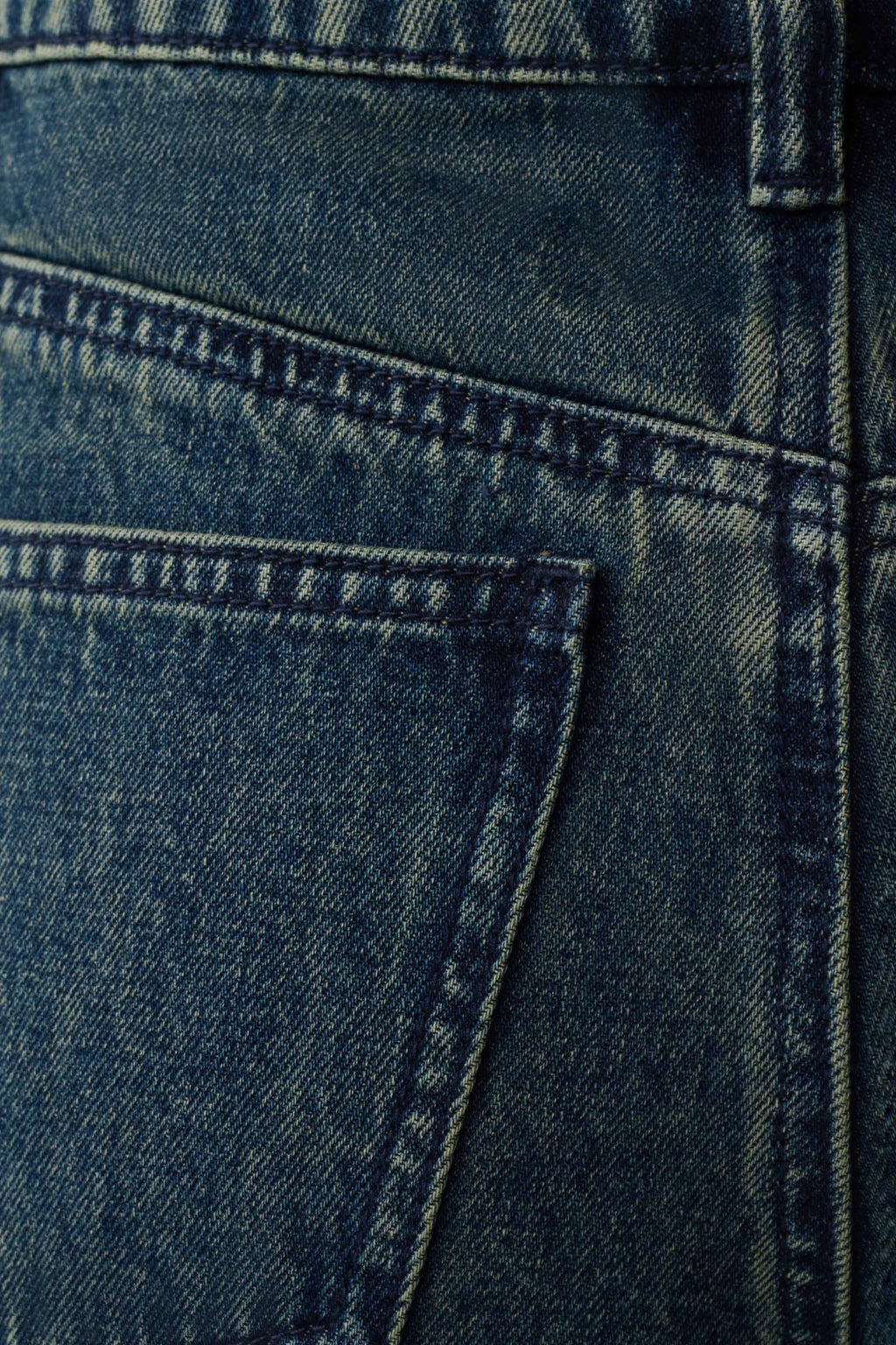 Stephanie Barrel Denim Jeans - Vintage Blue