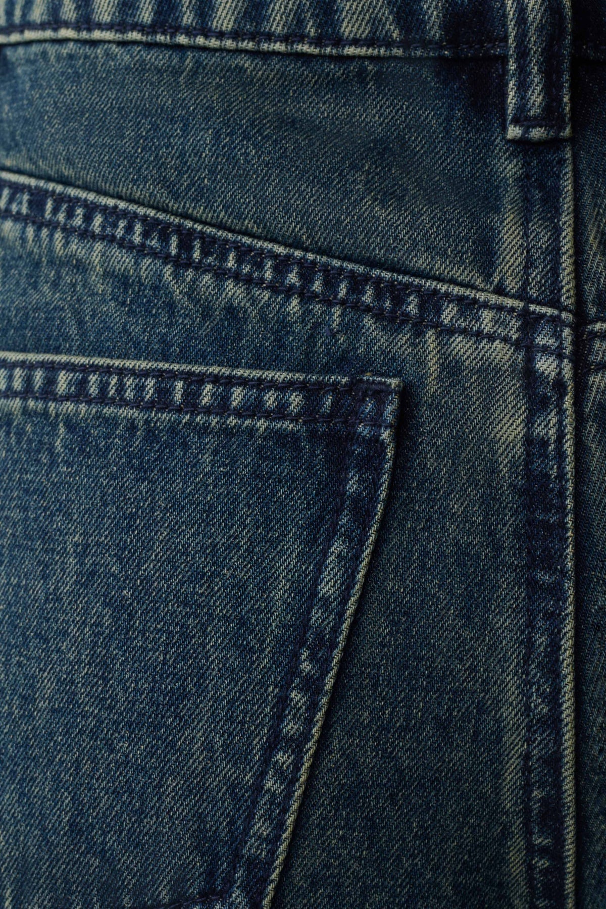Stephanie Barrel Denim Jeans - Vintage Blue