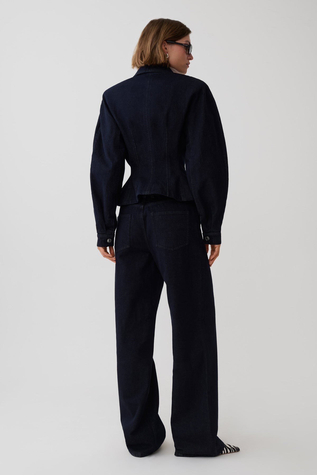 April Indigo Denim Jeans - Dark Indigo